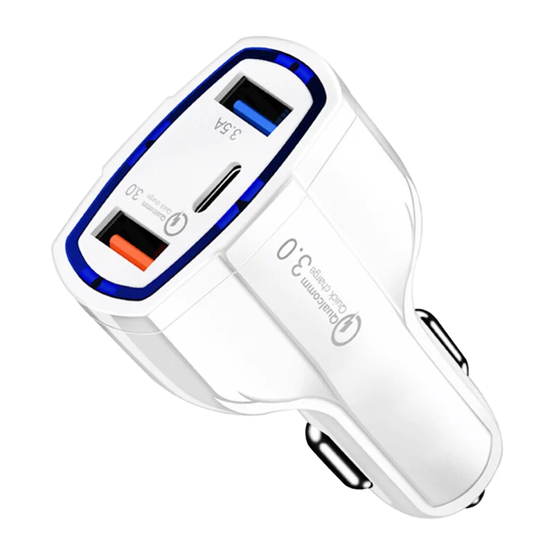 ChangerLight, Cargador para automóvil, MXLIP-001-002 $245.38 - Blanco, Cargador para automóvil, 2 entradas USB,1 entrada tipo-C, Entrada 12-32V. Salida 3USB DC 5.0V 7A 1USB 9V.12V 1.8A., MXLIP-001, Empaque: 15X3X8 cm, 0.029kg, Envío: 0 Días