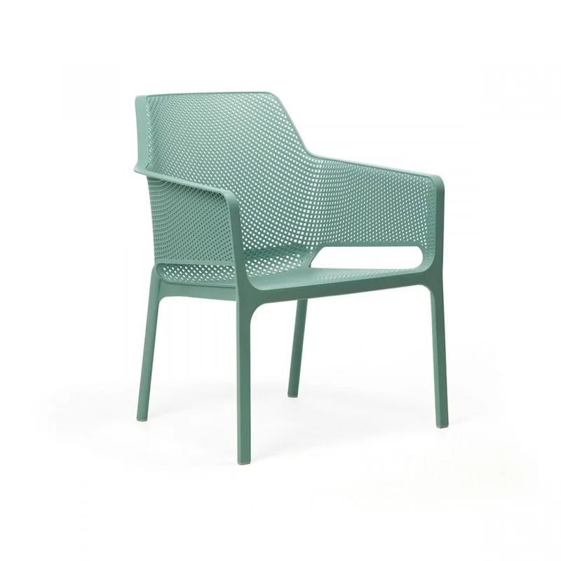 Poltrona "Nardi Net Relax" arredamento da giardino, per bar e ristorante in polipropilene fiber-glass Confezione da 2 Pezzi / Salice