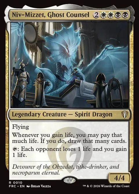 Niv-Mizzet, Ghost Counsel (10) Non-Foil / Near Mint
