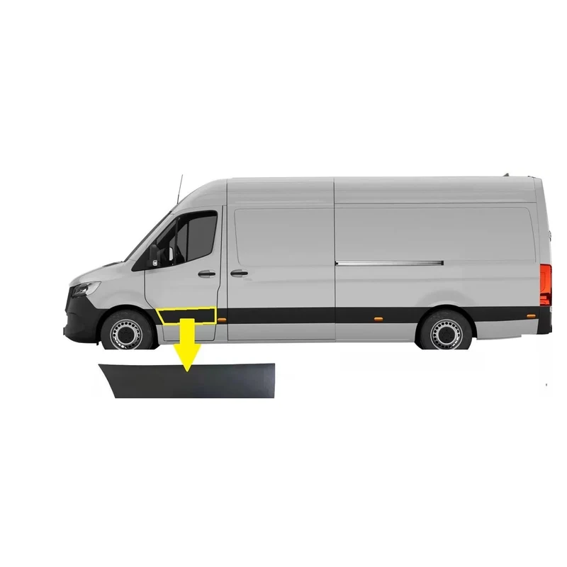 Fits Mercedes Sprinter Peugeot Partner 2009-2023 Front Door Moulding Left