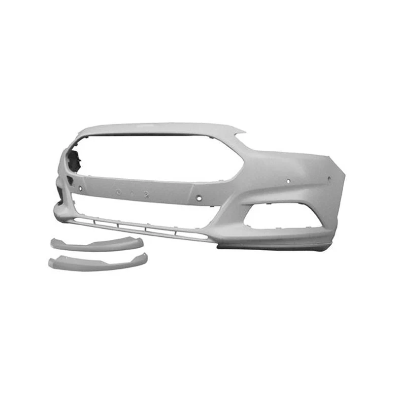 Fits Ford Mondeo 2014-2019 Front Bumper Primed & 4X Pdc Holes & 2X Park Assist