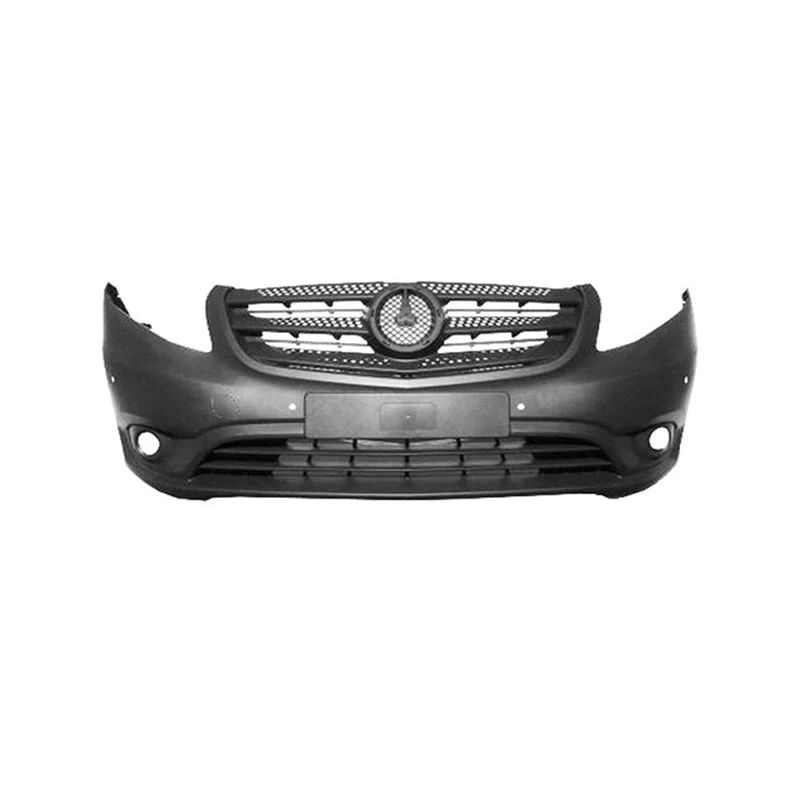 Fits Mercedes Polo Vito 2015-2024 Front Bumper Primed With Fog Lights With Pdc