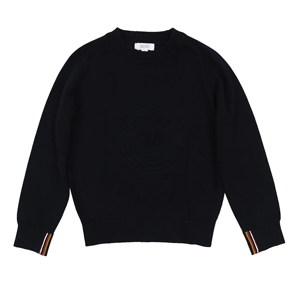 MOTU NAVY BLUE LOGO KNIT SWEATER 3