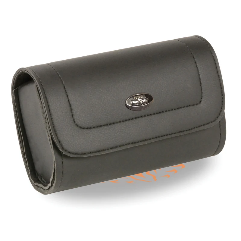 Milwaukee Leather SH63203 Black PVC Small Motorcycle Windshield Bag Black / One Size