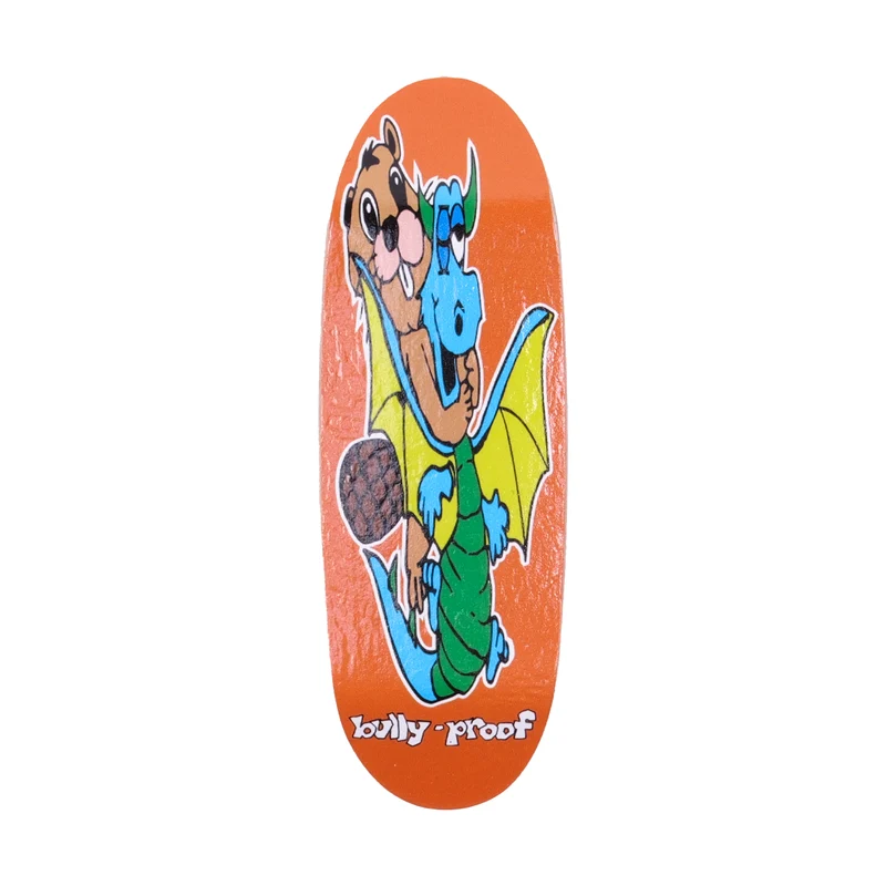 False Alarm RNC Orange Fingerboard Deck - Football Shape 30mm