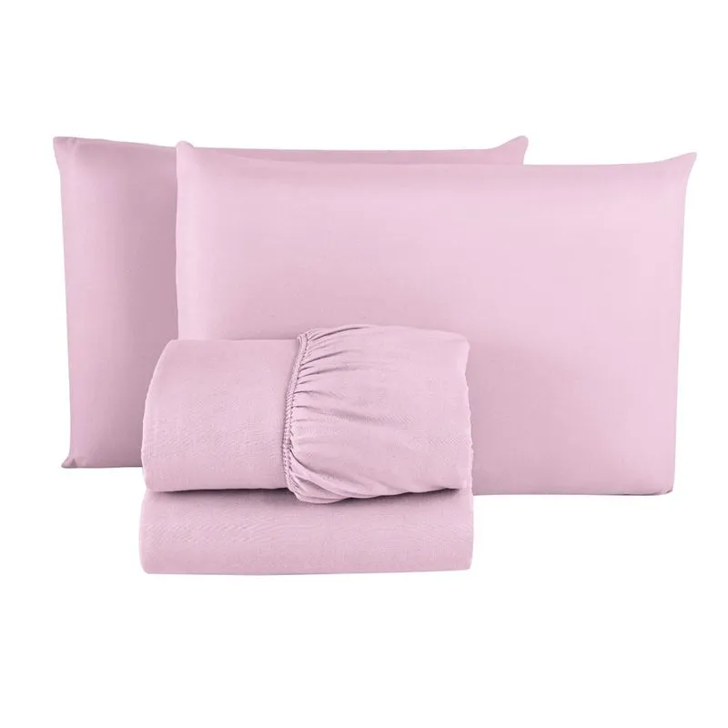 Jogo de Lençol Casal Padrão Linha basic Cama Box 03 Peças Jogo de Cama com Elástico para Revenda