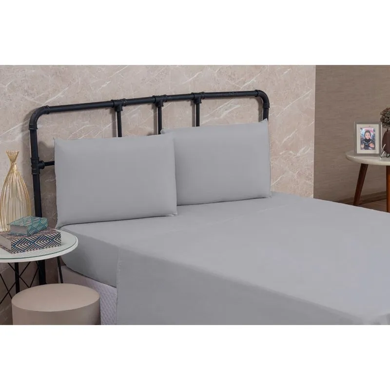 Jogo de Cama Solteiro 100% Algodão percal 200 fios 03 Peças Tecido Grosso Muito Macio Cama Box Lindo