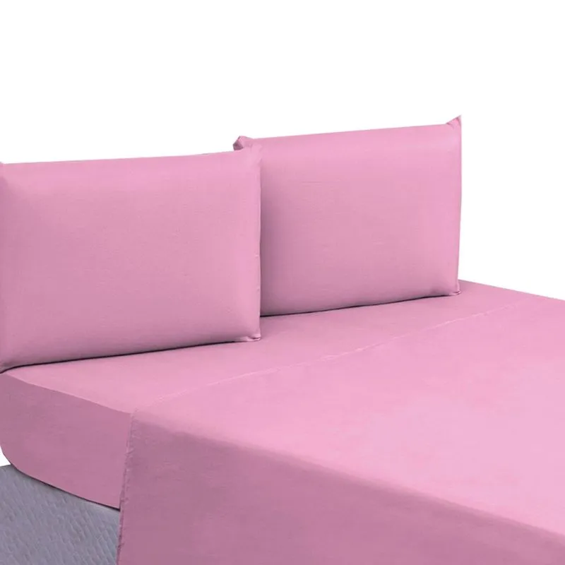 Lençol King Size Sem Elástico Percal 200 Fios 100% Algodão 01 Peça com Bainha Lindo e Macio Cama Box