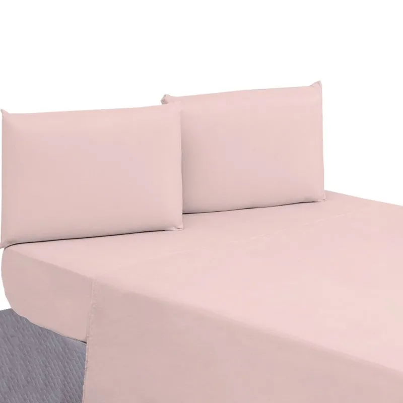 Lençol King Size Sem Elástico Percal 200 Fios 100% Algodão 01 Peça com Bainha Lindo e Macio Cama Box