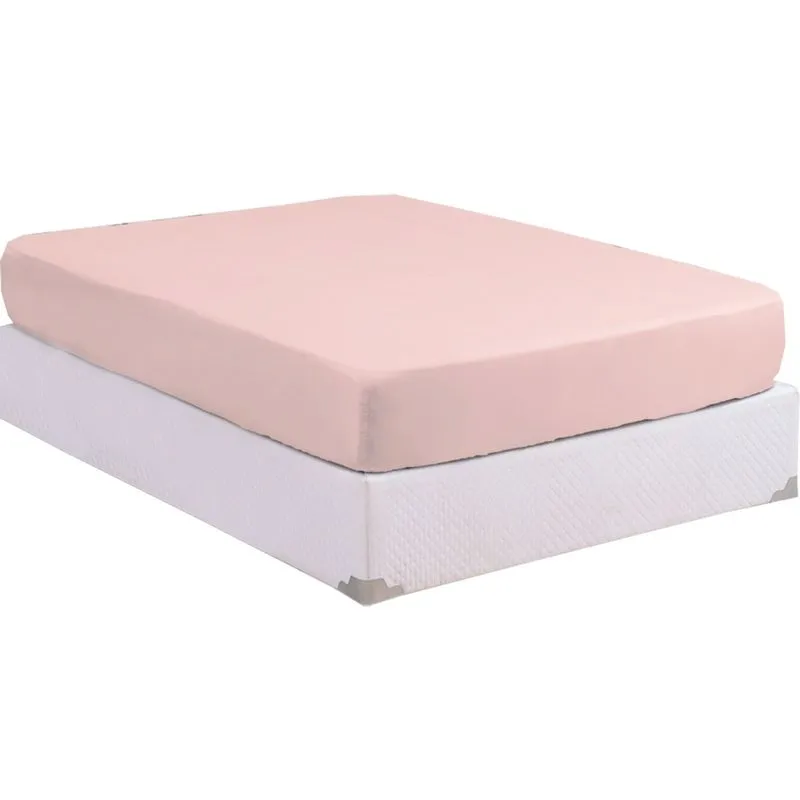Lençol Casal com Elástico Avulso Liso Percal 200 Fios 100% Algodão 01 Peça Lindo e Macio Cama Box