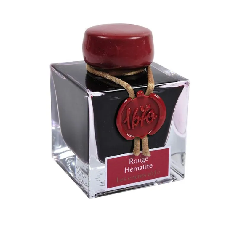 Tinta Caneta Tinteiro J. Herbin Rouge Hématite 50ml