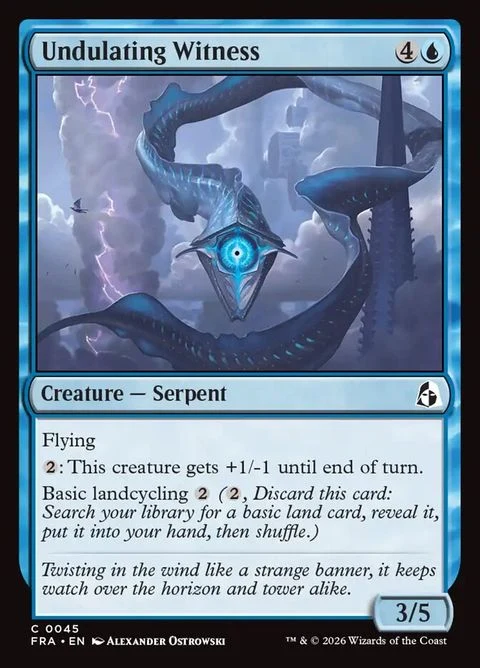 Undulating Witness (45) Foil / Near Mint