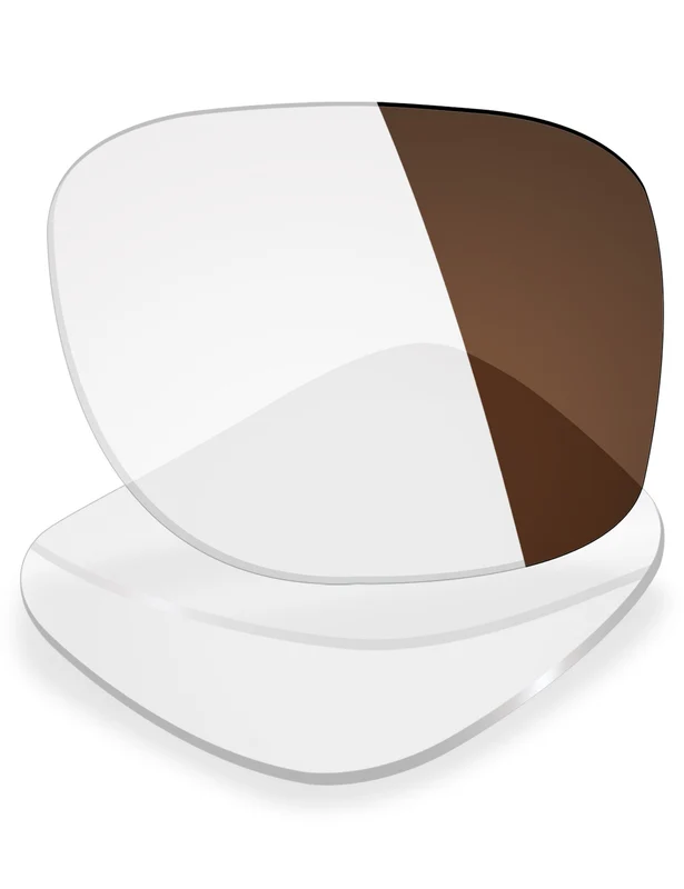 Custom Prescription Lenses for Amazon Echo Frames (3rd Gen) ZE8TAH 56mm Adapt Brown Photochromic / Standard