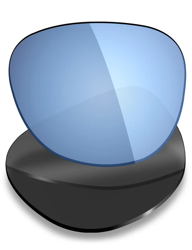 Custom Prescription Lenses for Prada SPS 01T SPS 01T 56mm Ice Blue Mirrored / Standard