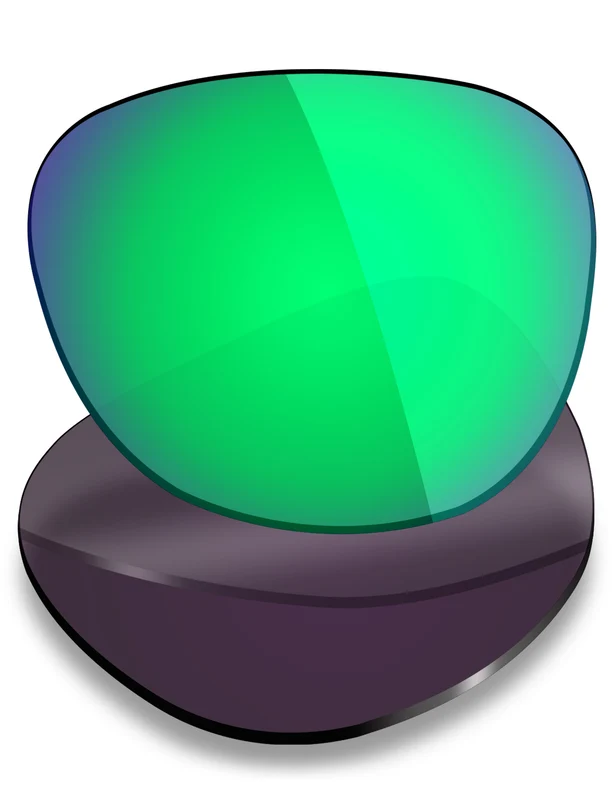 Custom Prescription Lenses for Prada SPS 01T SPS 01T 56mm Emerald Green Mirrored / Standard