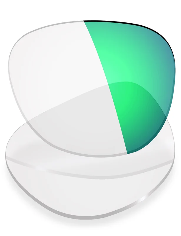 Custom Prescription Lenses for Prada SPS 01T SPS 01T 56mm Trivex® Green Mirrored Photochromic / Trivex®