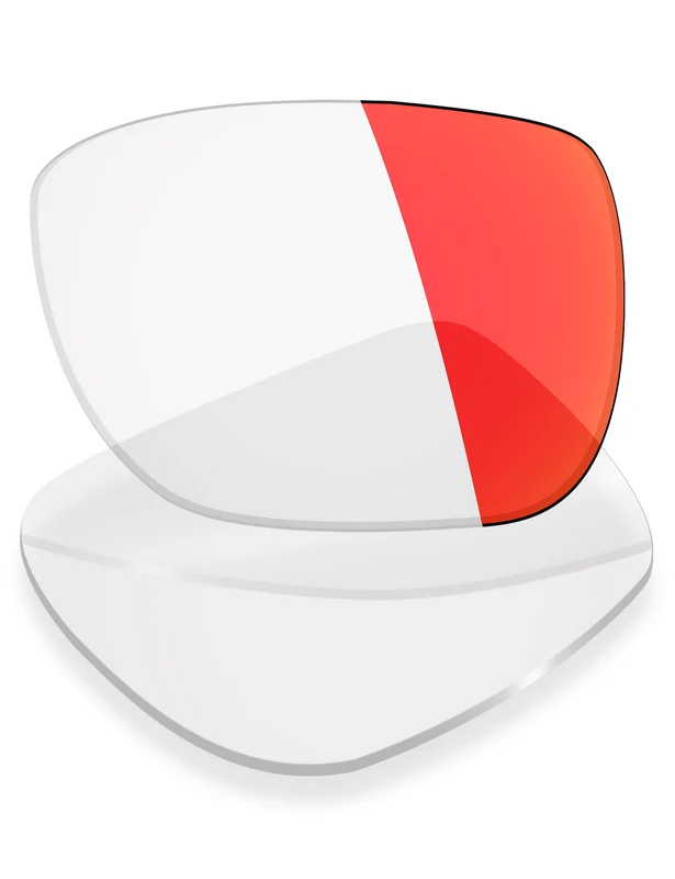 Custom Prescription Lenses for Oakley Activate OX8173 55mm Trivex® Red Mirrored Photochromic / Trivex®