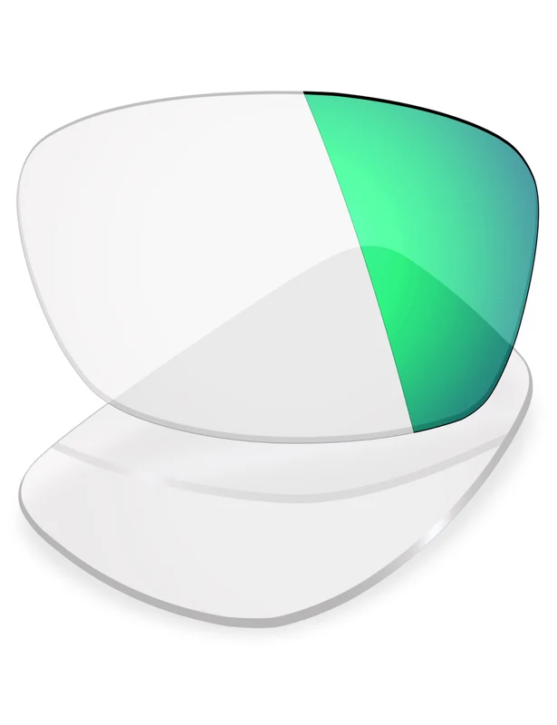 Custom Prescription Lenses for Oakley Hijinx Trivex® Green Mirrored Photochromic / Trivex®