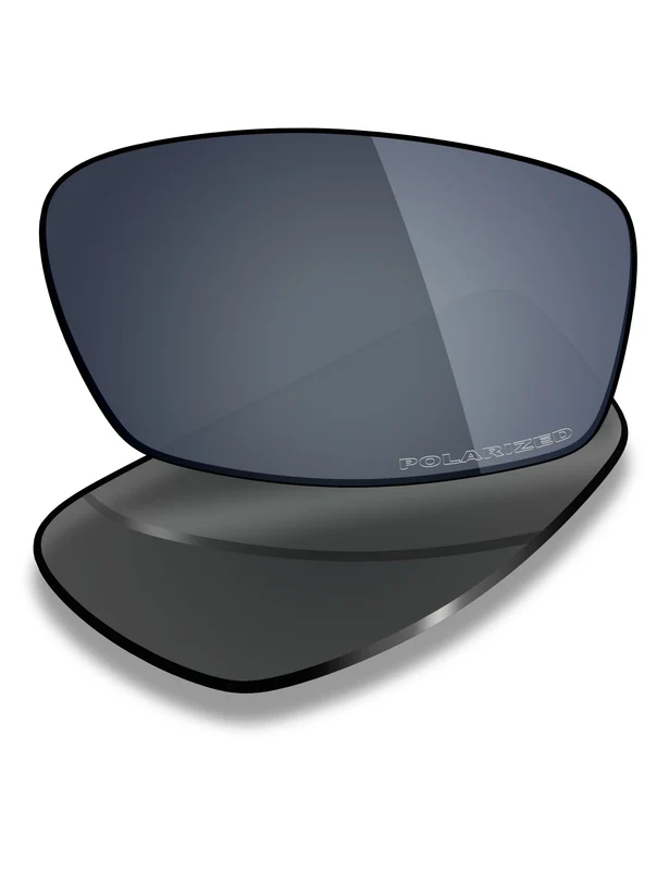 Oakley Transistor OX3085 51mm Replacement Lenses by MRY Black Chrome Mirrored / HD Polarized Ultra