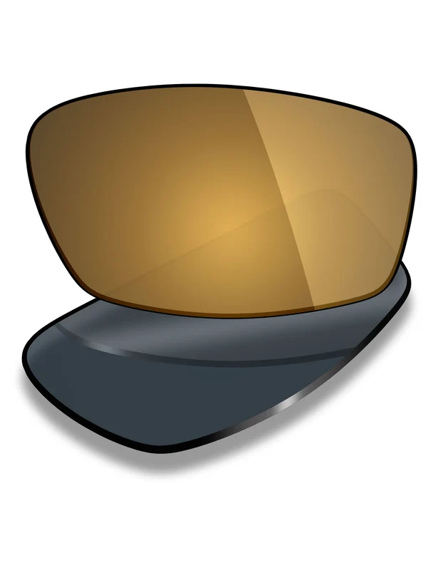 Oakley Transistor OX3085 51mm Replacement Lenses by MRY Bronze Gold Mirrored / HD Polarized
