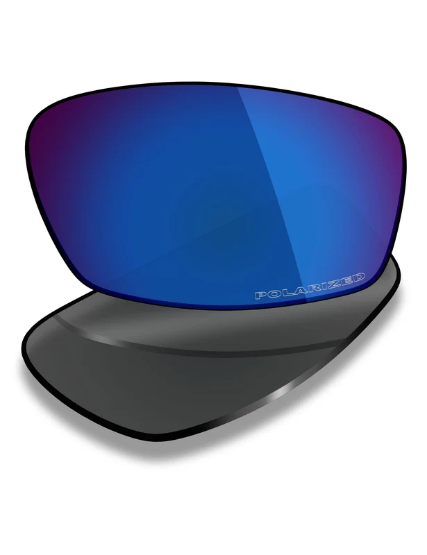Oakley Transistor OX3085 51mm Replacement Lenses by MRY Pacific Blue Mirrored / HD Polarized Ultra