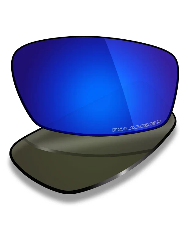 Oakley Transistor OX3085 51mm Replacement Lenses by MRY Deep Blue Mirrored / HD Polarized Plus
