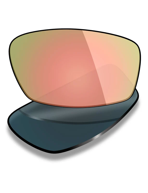 Oakley Transistor OX3085 51mm Replacement Lenses by MRY Peach Gold Mirrored / HD Polarized