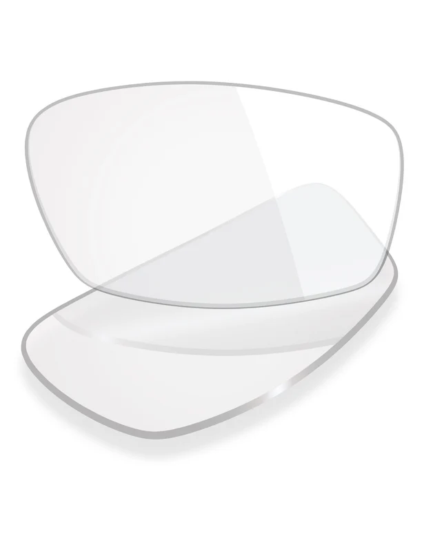 Custom Prescription Lenses for Oakley Transistor OX3085 51mm HD Clear Anti Blue Light / Standard
