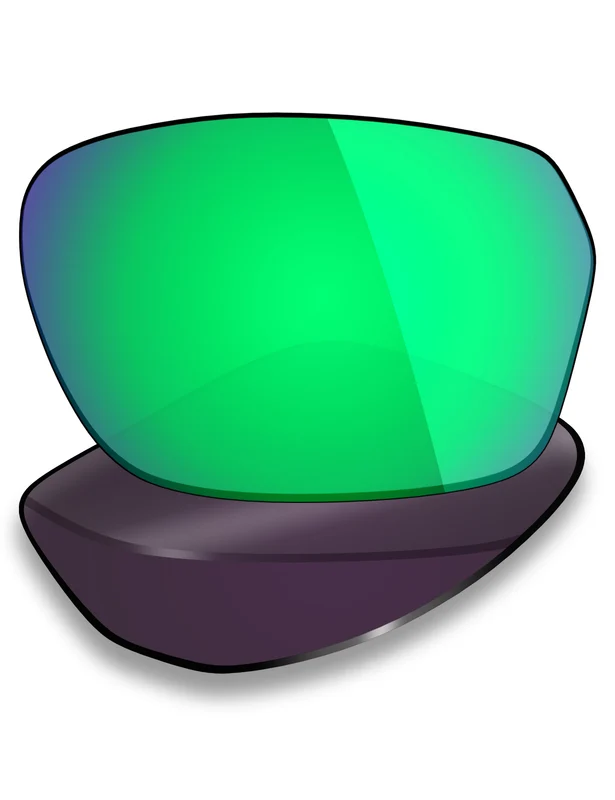 Custom Prescription Lenses for Oakley Hex Jector (A) OX8174F 54mm Emerald Green Mirrored / Standard