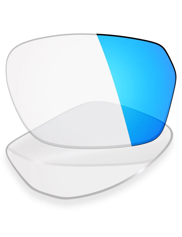 Custom Prescription Lenses for Oakley Hex Jector (A) OX8174F 54mm Trivex® Blue Mirrored Photochromic / Trivex®