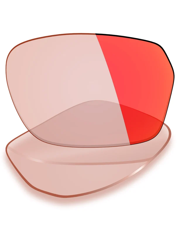Custom Prescription Lenses for Oakley Hex Jector (A) OX8174F 54mm Trivex® Performance Red Mirrored Photochromic / Trivex®