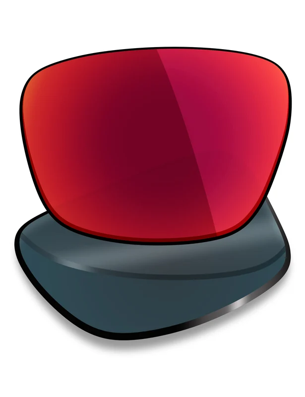 Oakley Hyperlink OX8078 54mm Replacement Lenses by MRY Deep Red Mirrored / HD Polarized