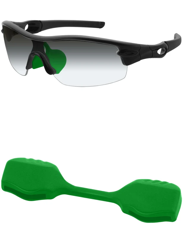 Replacement Nose Piece for Oakley Radar EV Path XS OJ9OO1 Dark Green / Low Bridge Fit Large