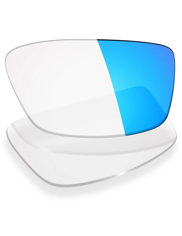 Custom Prescription Lenses for Oakley Airdrop OX8065 53mm Trivex® Blue Mirrored Photochromic / Trivex®