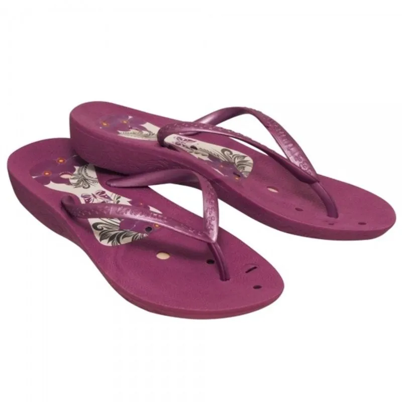 Sandalia Feminina Magnetica Floratta Lilás 35-36