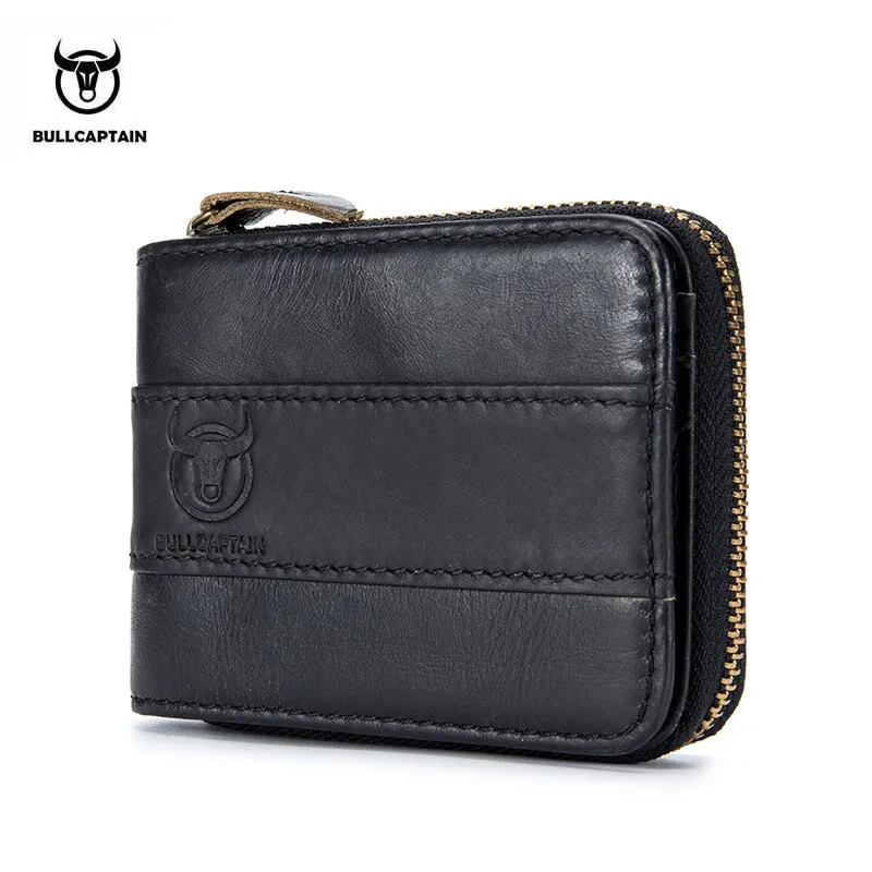 Novidade Rfid Couro Carteira Masculina Cowhide Carteira Fine Brand