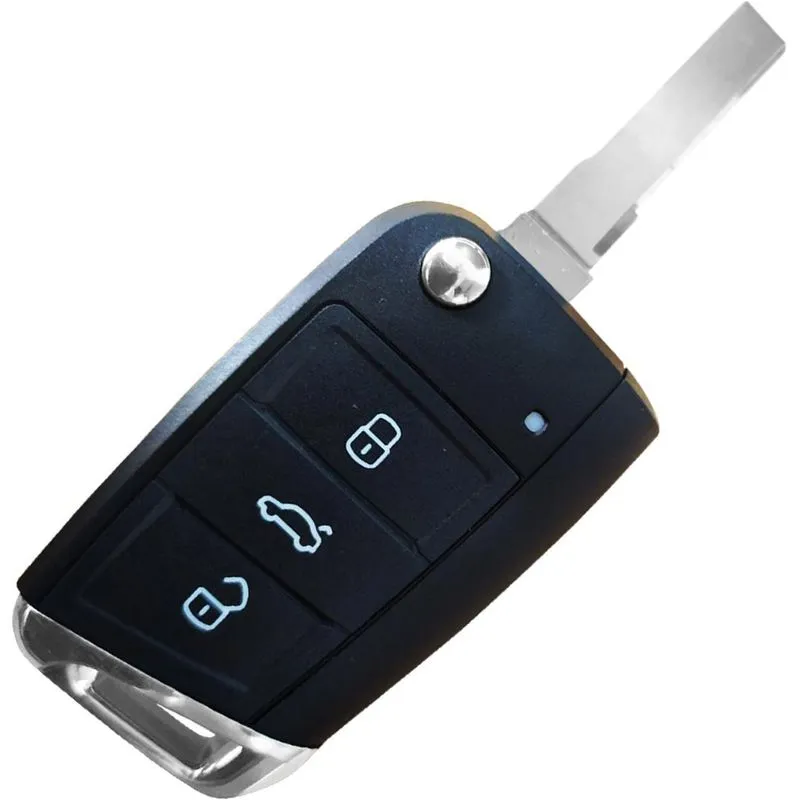 Chave Canivete Volkswagen Tsi Jetta Up Gol Fox Preta