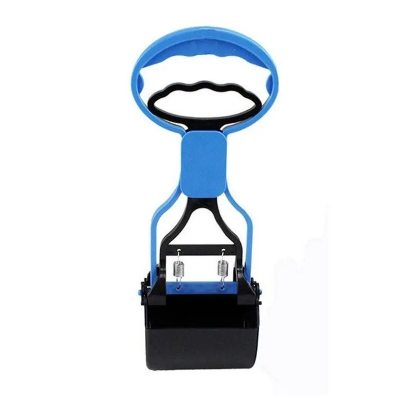 Pá Cata Caca Para Pets Oem Coco De Cachorro Gato Pet Coletor Plástico Azul 28cm X 9cm 1 Unidade