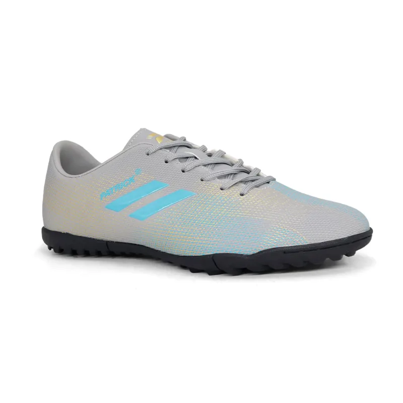 Zapatillas De Fútbol Hombre PATRICK OLIVERA-H26 GREY-LTBLUE-GOLD 40.5