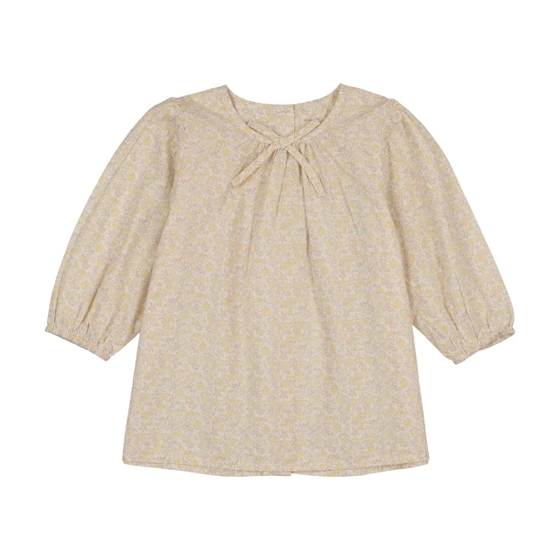 ANALOGIE YELLOW SUNNY BLOSSOMS BLOUSE [FINAL SALE] 14