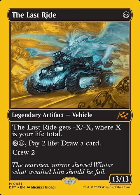 The Last Ride (451) - Boxtopper Foil / Near Mint