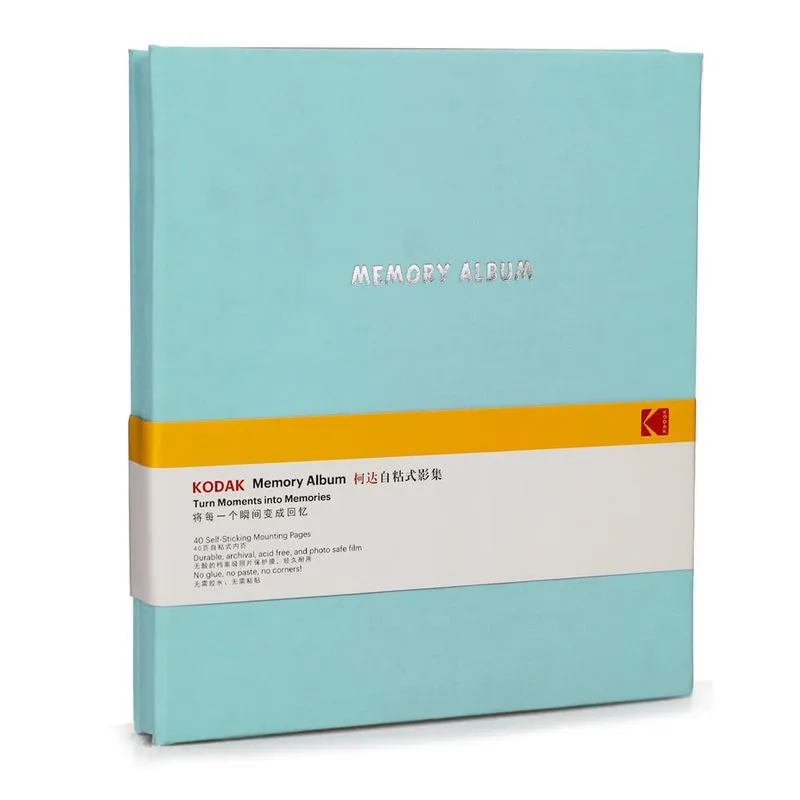 Álbum Kodak Memory Verde Agua 23,5x27,0 Para 20 Folhas