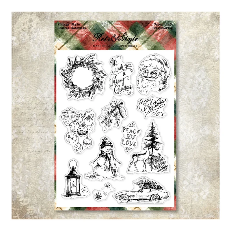 Poppy Crafts Stamps #780 - Christmas Nostalgia