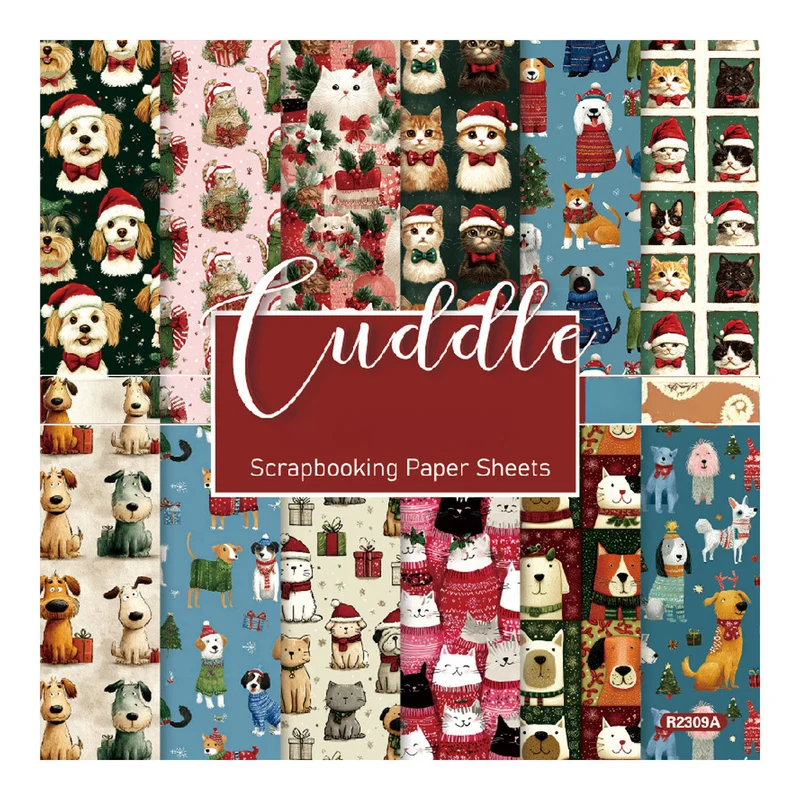 Poppy Crafts 6" x 6" Paper Pack #446 - Cuddle
