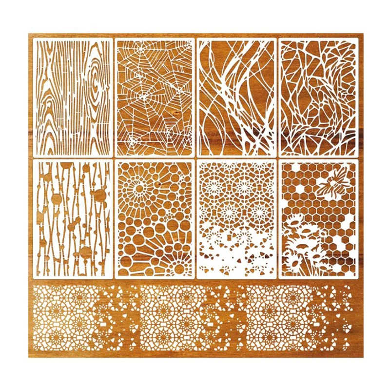 Poppy Crafts Stencil Kit #143 - Mixed Texture