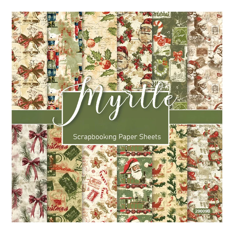 Poppy Crafts 6" x 6" Paper Pack #443 - Myrtle