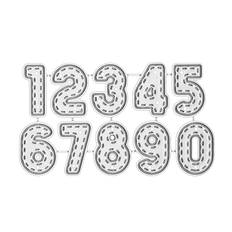 Poppy Crafts Cutting Dies #1771 - Sassy Number
