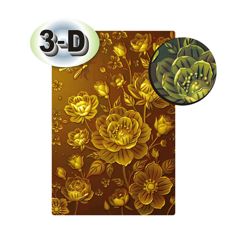 Poppy Crafts 3D Embossing Folder #326 - Floral Garden