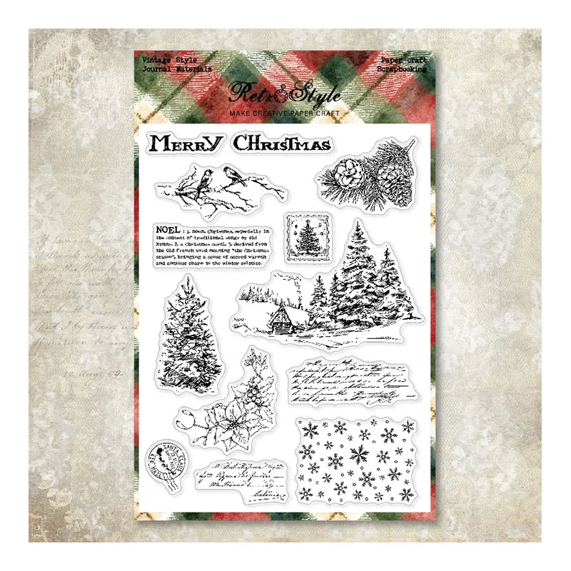 Poppy Crafts Stamps #779 - Festive Winter