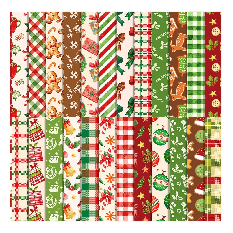 Poppy Crafts 12" x 12" Paper Pack #199 - Christmas Baking